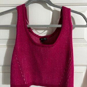 Hot pink wild fable crop top